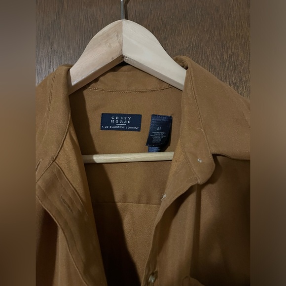 Crazy Horse Liz Claiborne Oversized Lagenlook
Button Down Top/Shirt /Blouse - Picture 3 of 3